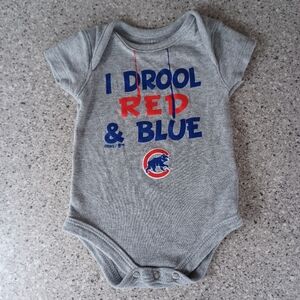 Chicago Cubs Baby Onesie Bodysuit Shirt MLB Baseball Size 0-3 Months